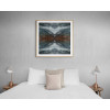 I see dry land! Modern abstract digital painting in ethnic style, canvas print signed and numbered